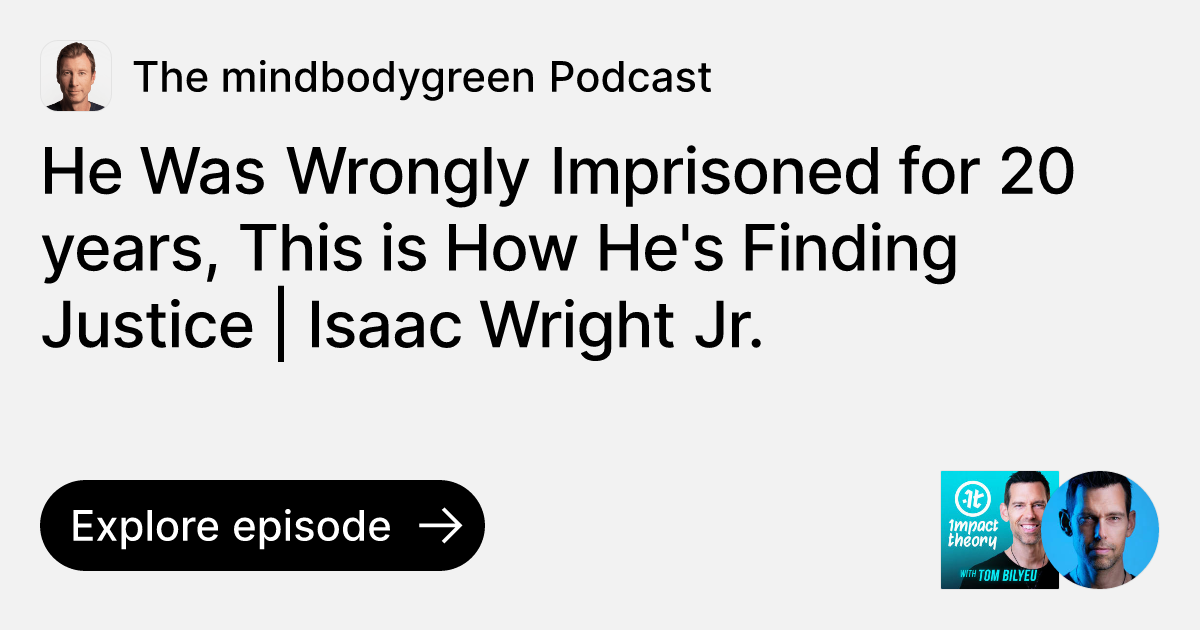 Episode He Was Wrongly Imprisoned for 20 years, This is How He's