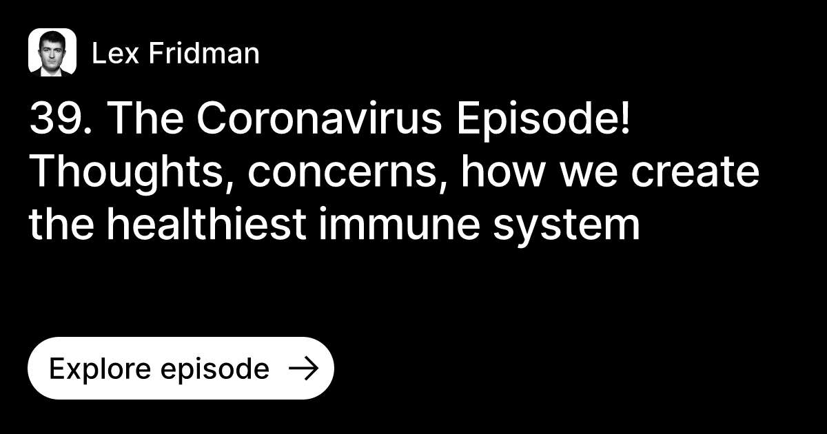 Episode 39. The Coronavirus Episode! Thoughts, concerns, how we create