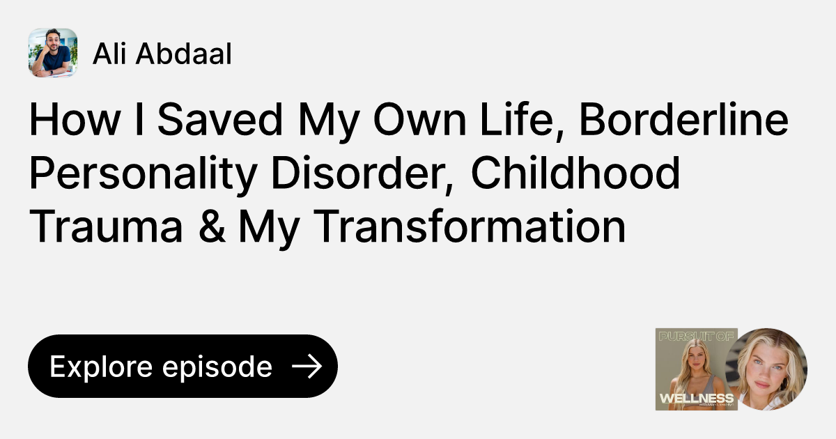 Episode How I Saved My Own Life, Borderline Personality Disorder