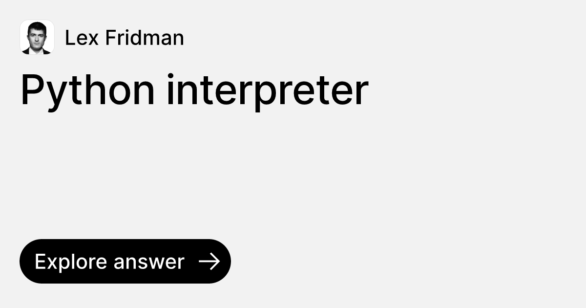 Python interpreter | Ask Dexa